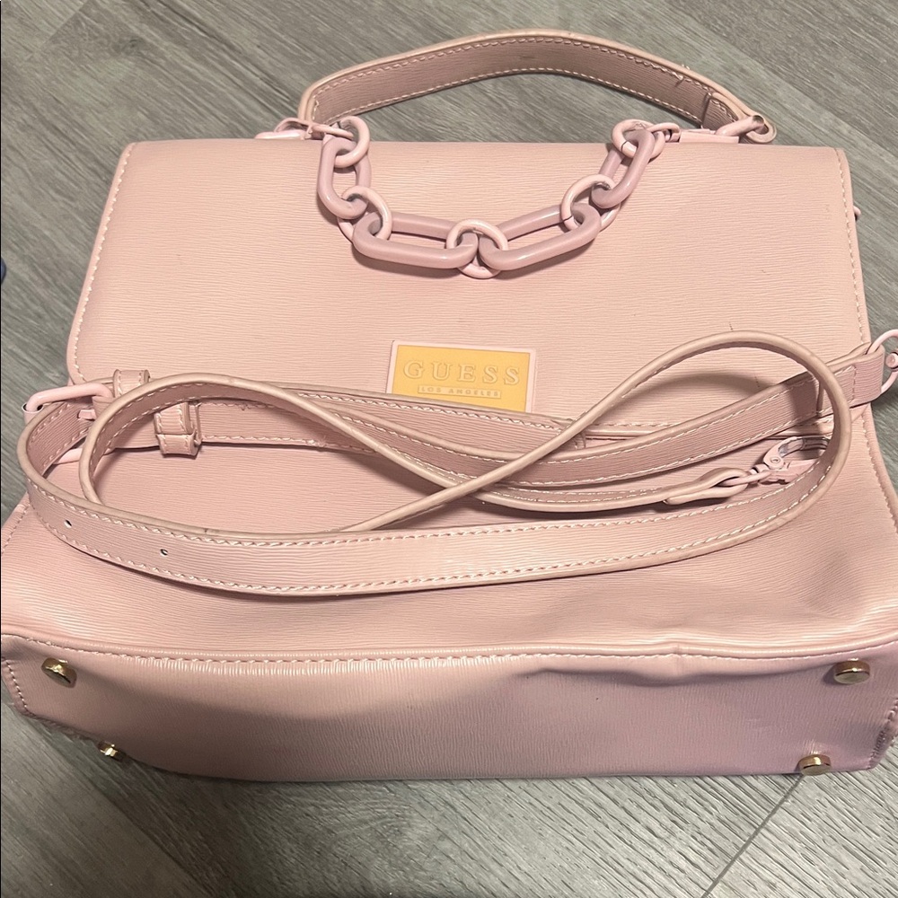 GUESS Blush Pink Satchel Bag